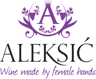 The Aleksić Winery logo - a producer of Serbian Wine - Aleksić was founded in Vranje, in 2006, paving the way for the revival of viticulture in southern Serbia